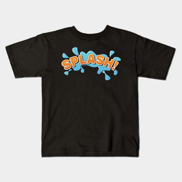 splash! Kids T-Shirt by rayanammmar